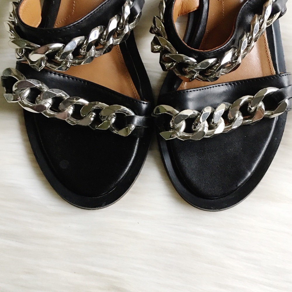 Givenchy Double Chain Flat Sandals - image 4